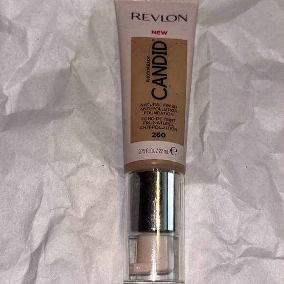 Revlon PhotoReady Candid Finish Anti Pollution 260 Chai Foundation New - Picture 1 of 7